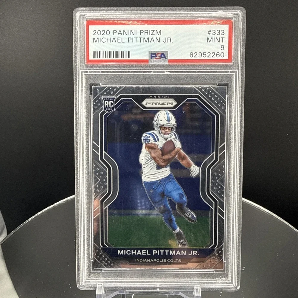 PSA 9GEM  2020 PANINI PRIZM‎ MICHAEL PITTMAN JR. RC #333 INDIANAPOLIS COLTS
